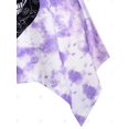 thumbnail image 4 of Cráneo del tinte del lazo del lazo de hombro Tamaño de Halloween Plus Tank Top Rosegal Camisetas sin mangas de talla grande, 4 of 5