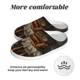 thumbnail image 6 of Wukai Modern Cute Dog Print Women's Indoor Bedroom Slipper Slip On Shoes, Unisex House Shoes with Anti-Skid Sole for Men, Gift for Women Men-39/40, 6 of 7