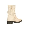 thumbnail image 6 of TMA EYES Buckle-Accent Leather Faux Fur Women Boots, 6 of 6