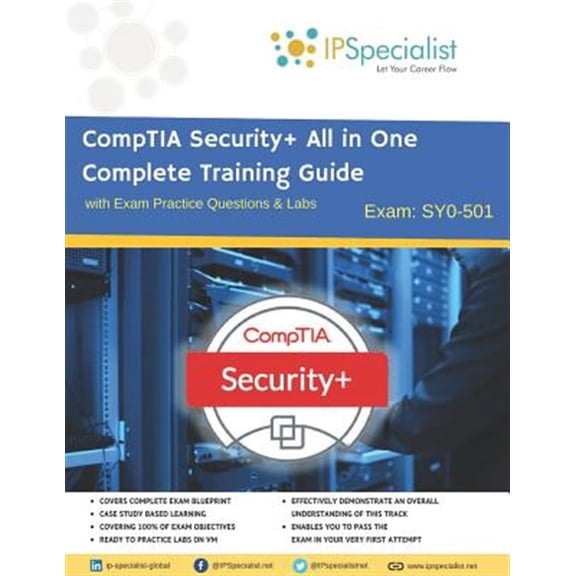 Pre-Owned CompTIA Security+ All in One Complete Training Guide with Exam Practice Questions & Labs: Exam SY0-501