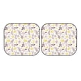thumbnail image 7 of Balery 2 Piece Lavender Flowers Car Windshield Sun Shade|Foldable Front Windshield Shade for Car Front Window for Most Sedans SUV Truck-Medium, 7 of 7