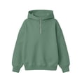 thumbnail image 4 of Sweatshirt for Women Relaxed Fit Half-Zip Hoodie Long Sleeve Pullover Sweatshirt for Casual Wear, 4 of 7