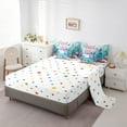 thumbnail image 3 of Erosebridal Cartoon Shark Bedding Sets Full Size, Pink Rose Comforter Sets with Sheets, Colorful Coral Reversible Bed Set, Lightweight Room Decoration, 7-Piece, 3 of 6