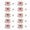 Red, variant on ENYOUNG 10 Set Crossing Screw Back Buttons Decorative Rivets Studs Colorful Turquoise Cross Art Fasteners Craft Buckles for Leather Saddles Wine Bags Handbags Shoes Jackets Belts DIY Projects, Black