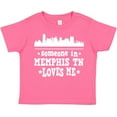 thumbnail image 3 of Inktastic Memphis Tennessee Someone Loves Me Skyline Boys or Girls Toddler T-Shirt, 3 of 5