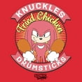 thumbnail image 2 of Men's Sonic the Hedgehog Knuckles Drumsticks Graphic T-Shirt, 2 of 5
