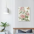 thumbnail image 4 of Vintage Rose Wall Decor Wall Decor, Rustic Pink Rose Poster, Pink Vintage Bathroom Decor, Retro Roses Pictures, Victorian Floral Paintings for Home Bedroom 12x16 in, 4 of 5