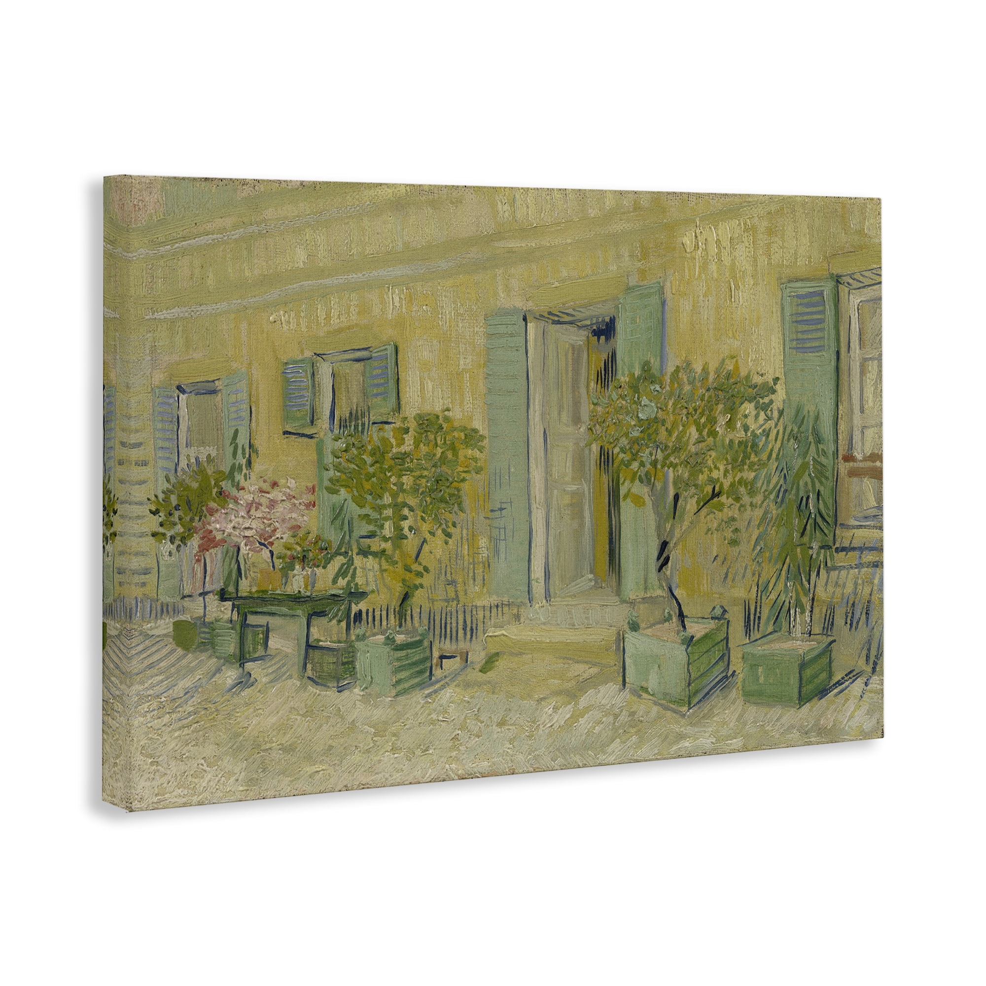 Stupell Industries Van Gogh Classic Restaurant Buildings & Architecture Painting Wrapped Canvas Art Print Wall Art, 24 x 16