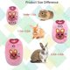 thumbnail image 3 of Piezas Ropa de Conejo Ropa de Conejillo de Indias Disfraz Mascota pequeña Chaleco de Lana Acogedor Camiseta cálida suéter para hurón Taza de té Caniches Cachorro Gatito y Otros Animales pequeños 3XS, 3 of 5