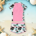 thumbnail image 5 of MUXiin Girls Swimsuit Size 7 Two Piece Floral Printed Girls Swimsuit Tankini Quick Dry Stylish Design Summer Swimwear Lightweight Colorful Kids' Swimming Clothes, 5 of 5