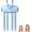 Blue-b, variant on Wireless Heated Volumizing Root Lift Clip(Pink-B) | Hair Crown Lifting Styler Booster, Two-Temperature Control Hairs Volume Tool for Fine & Thick Hair