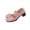 Pink, variant on Pink Female Round Toe Sandals, Chunky Heel Perfect For Daily Activities And Outdoor Fun With 1.9 Inch Heel And Easy Fit