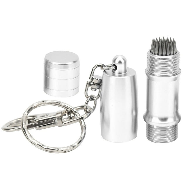 Billiard Cue Tip Pricker, Grinding Repairing Cue Tip Shaper, Portable Multifunctional Practical Cue Tip Shaping For Repairing Silver
