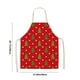 thumbnail image 3 of Linen Apron, rolling cart, foldable, portable, kitchen helper, 2-tier design, metal frame, for dorm, holiday storage, stylish decor, heavy-duty, easy clean, durable construction,, 3 of 6