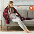 Degrees of Comfort Electric Throw Blanket Red Plaid 50" x 60" Lap