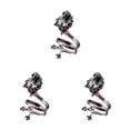 thumbnail image 4 of Guardurnaity Adjustable Size Rings Student Trend Men Party Accessories Stereoscopic Alloy Daily Holiday Ring  Supply Jewelry Opening Type1 NO1, 4 of 6
