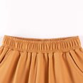 thumbnail image 5 of Lmnyox Girl's Wide Leg Pants Baggy Solid Color Elastic Waist Open Bottom Pants Casual Workout Pants with Pockets, 5 of 6