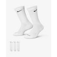 thumbnail image 2 of Nike Everyday Plus Cushioned Training Crew Socks, White, S, 2 of 5