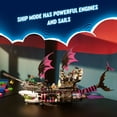 thumbnail image 6 of LEGO DREAMZzz Nightmare Shark Ship 71469, Construct the Building Toy Set as a Flying Pirate Ship or a Monster Truck, Includes 4 Minifigures, Shark Toy, Gift for Tweens and Kids Ages 10 and Up, 6 of 9