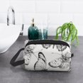 thumbnail image 6 of XMXT Large Capacity Makeup Pouch Bag, Various Hand Painted Butterflies Make Up Storage Bag Cosmetic Travel Toiletry Bags for Women Men, One Size, 6 of 9