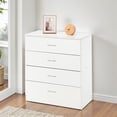 thumbnail image 3 of Tcbosik 4 Drawer Dresser, Modern Chest of Drawers, Storage Organizer for Bedroom, Living Room, Entryway, Hallway, White, 3 of 11