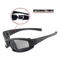thumbnail image 4 of Lunettes de moto, vision nocturne, antichoc, protection UV, lunettes de sport pour cyclisme, randonnée, conduite, 4 of 4