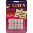 thumbnail image 2 of StikkiWorks StikkiclipsTM Clips Adhésifs, Blanc, Lot de 20, 2 of 3