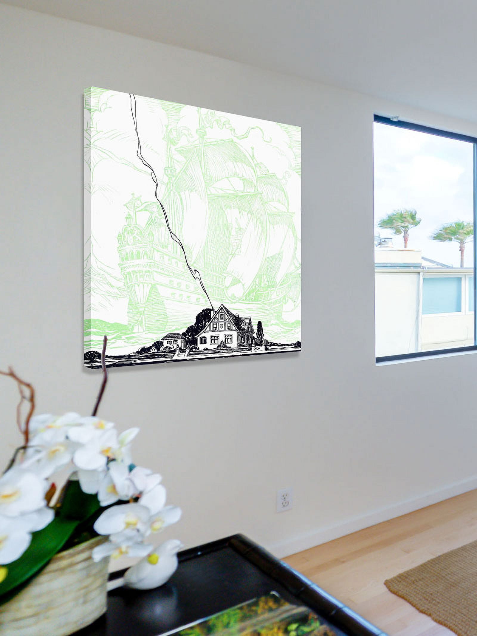 "The Calm Before the Storm" Painting Print on Canvas