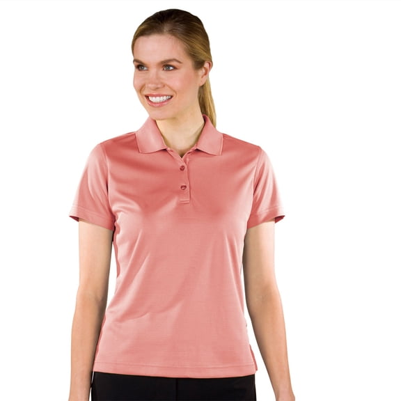Monterey Club Women's Bamboo Charcoal Texture Solid Golf Polo Shirt #2085