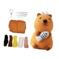 thumbnail image 2 of GUOOL Capybara Doll Unique DIY Wool Material Set for Teens Children Beginners A, 2 of 9
