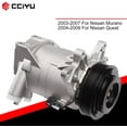 thumbnail image 3 of CCIYU Air Conditioning Compressor for N-issan Murano Quest 3.5L 2003-2007 CO 10863JC Auto Repair Compressors Assembly, 3 of 7