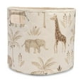 thumbnail image 1 of Cesta De Almacenamiento Redonda De Tela Para Bebé Con Diseño De Grúa, Almacenamiento De Juguetes, Animal Safari, Cesta De Juguetes De 13.0 X 11.8 In, Organizador De Almacenamiento Para Bebé, Organizad, 1 of 5
