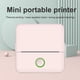 thumbnail image 1 of Miniimpresora Mini impresora compatible con Bluetooth con Cable USB Mini impresora de bolsillo inteligente BT4.0, 1 of 8