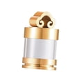 thumbnail image 4 of Urna de cristal de acero inoxidable con colgante, contenedor de perfume de moda, joyería de cremación, Dorado, 4 of 9