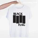 thumbnail image 3 of Camiseta de manga corta con cuello redondo para hombre y mujer, camisa con estampado de Henry Rollins, banda de Punk Rock, bandera negra, moda informal de verano, 3 of 5