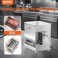 thumbnail image 2 of VEVOR Mélangeur Manuel pour Viande 15 L Réservoir Inclinable Mélange Max 15 Lb pour Viande Saucisse Machine Mélangeuse, 2 of 9