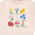 thumbnail image 3 of Inktastic Wild Flower Chart Toddler Hoodie, 3 of 4