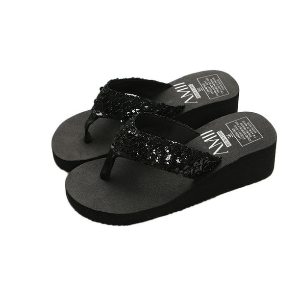 New Year's Deals!Aimik Women's Summer Sandals/Sequins Strap Anti-Slip ...