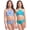 Denim/Aqua, variant on Girls Swimsuits UPF 50+ Quick Dry Girls Tankini Top and Bikini Bathing Suits 4 Piece Set