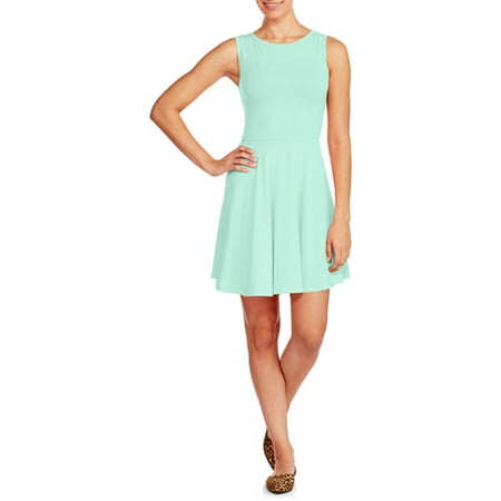 Aqua Blues Juniors' Fit and Flare Dress - Walmart.com