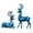 Blue, variant on 2Pcs Nordic Style Resin Deer Figurine Decor Origami Elk Accessories Indoor Sculpture Ornaments for Anniversary home and garden Gifts Coffee Shop ,