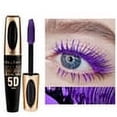 thumbnail image 3 of BEUKING Purple Mascara for Eyelashes, Colored Waterproof Mascara Long Lasting Thick Eye Lash Mascara, 5D Silk Fiber Lash Mascara Smudge-Proof Volumizing, Color Party Stage Use (#5 Purple), 3 of 8