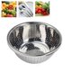 thumbnail image 4 of Vegetable Washing Basket Rustproof Multifunction Stainless Steel Colander for Kitchen Household Silver24cm, 4 of 4