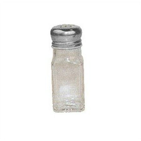 

Winco G-109 2-Ounce Square Glass Shaker With Mushroom Top Seasoning Salt Pepper Shakers 1 Dozen