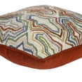 thumbnail image 4 of Nassau Collection Handcrafted Geometric Pattern Stitch Throw Pillow - 18" - Multicolor, 4 of 6