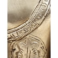 thumbnail image 3 of 7 inch Buddha Bhumisparsha Mudra Earth Touching Enlightenment Awakening Brass, 3 of 4