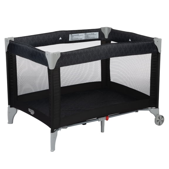 Cosco Kidsâ„¢ Large Baby Playpen, Funsport Portable Baby Play Yard, Noir Dot