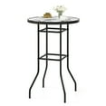 thumbnail image 2 of YYAo Patio Bar Set, Outdoor Conversation Sets,38 Inch Patio Bar Table with Tempered Glass Tabletop, 2 of 6