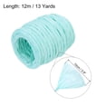 thumbnail image 2 of Uxcell Raffia Paper Craft Rope Packing Rope 13 Yards Twisted Paper Ice Blue, 2 of 3