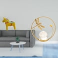 thumbnail image 2 of Adorno De Bola De Cristal De Caballo Dala Sueco Coleccionable, Figura De Animal Dalecarliano, Escultura De Metal Para Escritorio, Estatua De Interior, Soporte Para Estantería, Armario De, 2 of 8